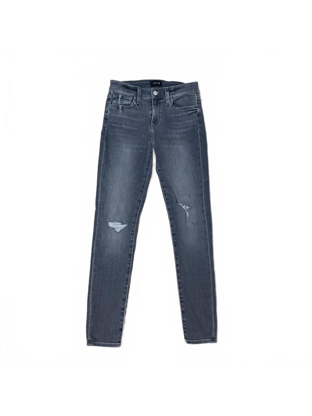 Joe's Jeans Icon Flawless Stretch Light Distressed Women's Skinny Jeans 0/25